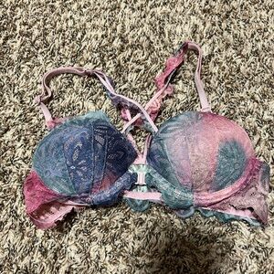 Victoria's Secret Multicolor Date Racerback Lace Bra